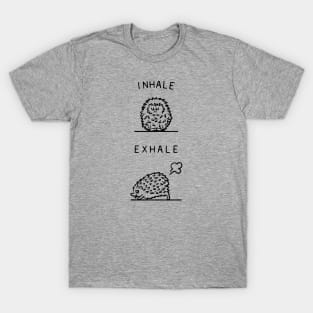 Inhale Exhale Hedgehog T-Shirt